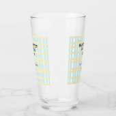 RETRO MEISJES WEEKEND CLUB BLAUW GEEL DATUM GLAS (Links)