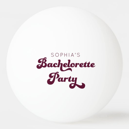 Retro Meisjesuitje Ping Pong Bal Pingpongbal (Voorkant)