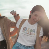 Retro Meisjesweekend Bruid Vrijgezellenfeest Bruid T-shirt