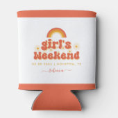 Retro Meisjesweekend Persoonlijke Bachelorette Fav Blikjeskoeler (Achterkant)