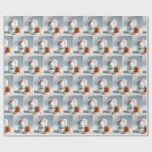 Retro melkfles met chocolade chip koekjes cadeaupapier (Vlak)