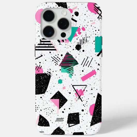 Retro Memphis Geometric Pattern Case-Mate iPhone Case (Achterkant)