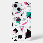 Retro Memphis Geometric Pattern Case-Mate iPhone Case (Achterkant)