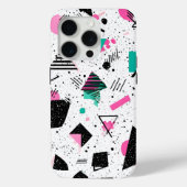 Retro Memphis Geometric Pattern Case-Mate iPhone Case (Achterkant)