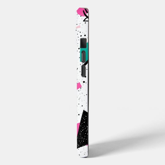 Retro Memphis Geometric Pattern Case-Mate iPhone Case (Achterkant / Links)