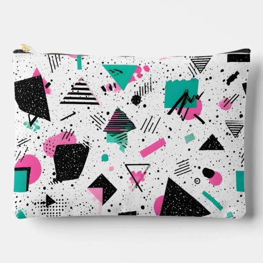 Retro Memphis Geometric Pattern Etui (Voorkant)