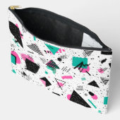 Retro Memphis Geometric Pattern Etui (Open)