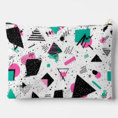 Retro Memphis Geometric Pattern Etui (Achterkant)