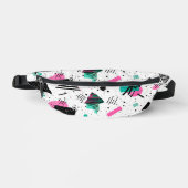 Retro Memphis Geometric Pattern Heuptasje (Voorkant)