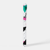Retro Memphis Geometric Pattern iPhone 15 Case (Rechterkant)