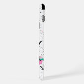Retro Memphis Geometric Pattern iPhone Hoesje (Rechterkant)