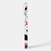 Retro Memphis Geometric Pattern iPhone Hoesje (Linkerkant)
