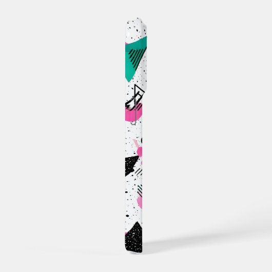 Retro Memphis Geometric Pattern iPhone Hoesje (Rechterkant)