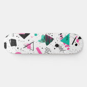 Retro Memphis Geometric Pattern Persoonlijk Skateboard (Horizontaal)