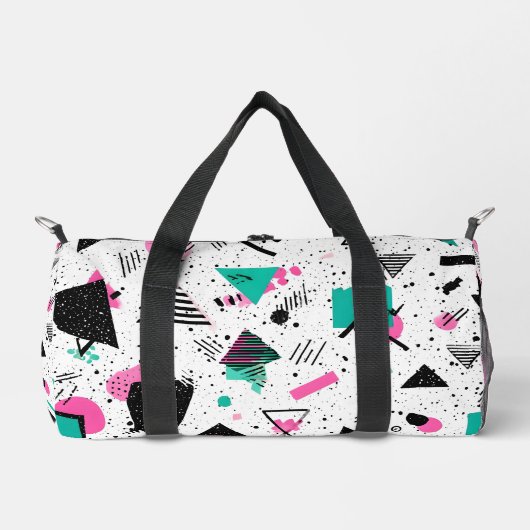 Retro Memphis Geometric Pattern Plunjezak (Voorkant)