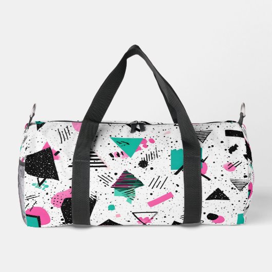 Retro Memphis Geometric Pattern Plunjezak (Achterkant)