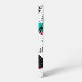 Retro Memphis Geometric Pattern Samsung Galaxy Hoesje (Linkerkant)