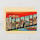 Retro Memphis Groet Ansichtkaart Briefkaart (Voorkant / Achterkant)