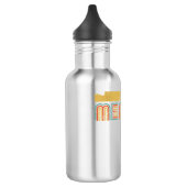  Retro Memphis Tennessee Skyline Waterfles (Links)