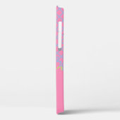 Retro Memphis Texture. Seamless Background in Tren Case-Mate iPhone Case (Achterkant / Links)