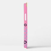 Retro Memphis Texture. Seamless Background in Tren Case-Mate iPhone Case (Achterkant / Rechts)