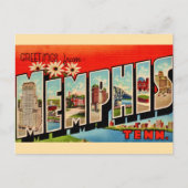 Retro Memphis Wenskaart Briefkaart (Voorkant)