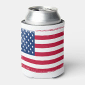  Retro 'Merica USA Flag Blikjeskoeler (Blikje Voorkant)