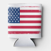  Retro 'Merica USA Flag Blikjeskoeler (Voorkant)