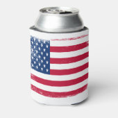  Retro 'Merica USA Flag Blikjeskoeler (Blikje Achterkant)