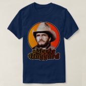 Retro Merle Haggard Design T-shirt (Design voorkant)