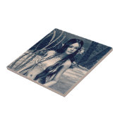 Retro Mermaid Tegeltje (Zijkant)