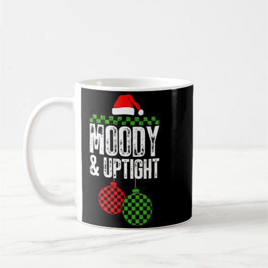 Retro Merry And Bright Moody And Uptight Couples C Koffiemok (Links)