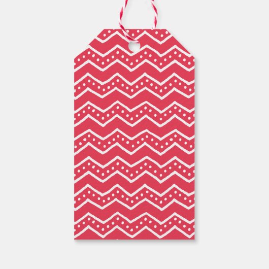 Retro Merry Christmas Gift Labels Cadeaulabel (Achterkant)