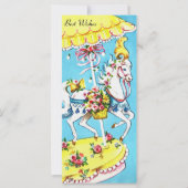 Retro Merry-Go-Round Beste Wens Verjaardag Kaart (Voorkant)