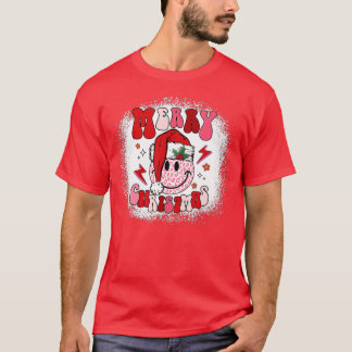 Retro Merry Happy Kerstkerstkerstkerstkerstkerstke T-shirt