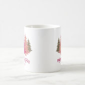 Retro Merry kerst op maat Koffiemok (Center)