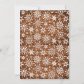 Retro Merry Kerstmis Rustic 3 PHOTO Greeting Feestdagenkaart (Achterkant)