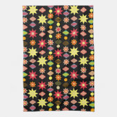  Retro Merry-kerstpatroon Theedoek (Verticaal)