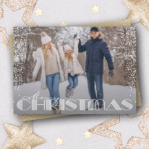 Retro Merry Kersttypografie