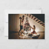 Retro Merry Vibes Alleen Vakantie Kerst Kaart (Achterkant)