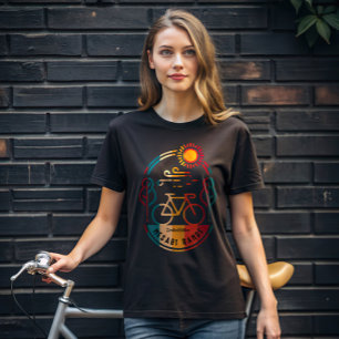 Retro Mesabi Range Fietsroute T-shirt