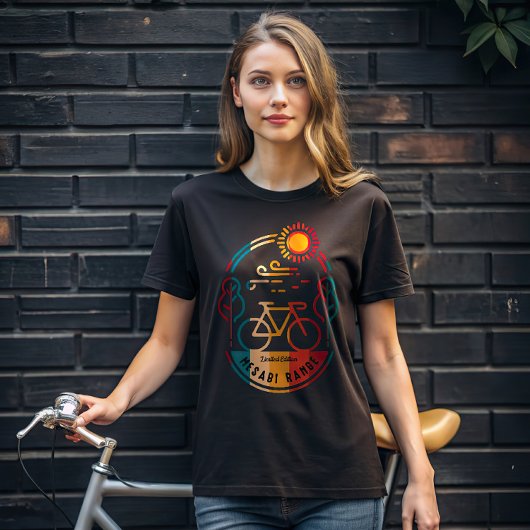 Retro Mesabi Range Fietsroute T-shirt