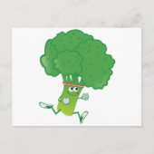 Retro met Broccoli Briefkaart (Voorkant)
