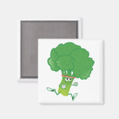 Retro met Broccoli Magneet (Voorkant / Achterkant)