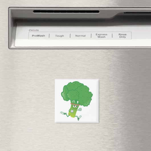 Retro met Broccoli Magneet (Insitu (Vaatwasser))