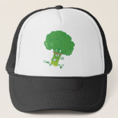 Retro met Broccoli Trucker Pet (Voorkant)