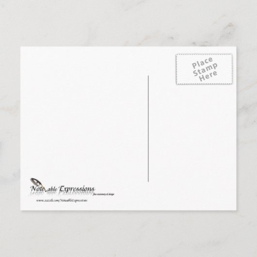 Retro met een moderne Twist Starburst Aankondigingskaart (Achterkant)