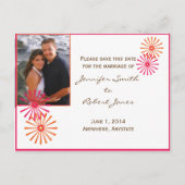 Retro met een moderne Twist Starburst Aankondigingskaart (Voorkant)