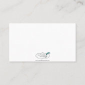 Retro met een moderne Twist Starburst Place Card Plaatskaartje (Achterkant)