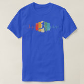 Retro met  EKG-Runner T-shirt (Design voorkant)